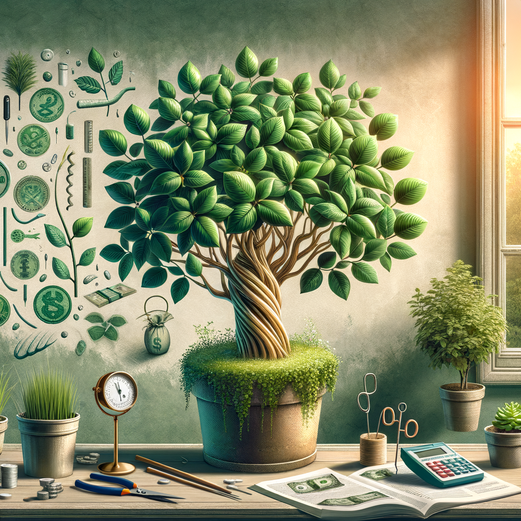 Healthy indoor Money Tree Plant showcasing proper care and maintenance, avoiding common Money Tree mistakes such as overwatering and inadequate sunlight, illustrating Money Tree Care Tips for preventing Money Tree Plant problems.