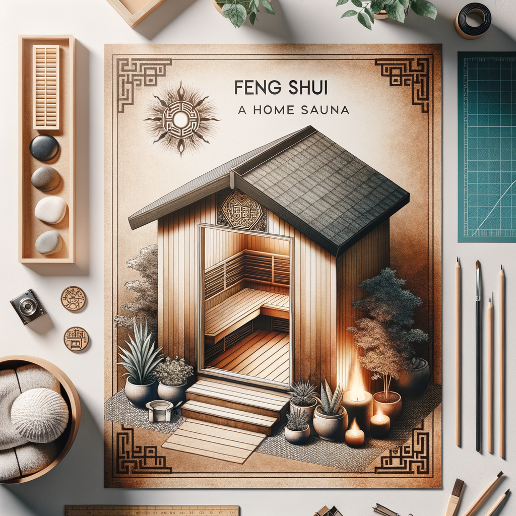 Feng Shui home design showcasing serene home retreat with well-placed sauna, illustrating sauna Feng Shui tips for home wellness.